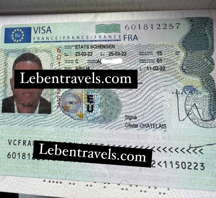 france tourist visa from lagos nigeria